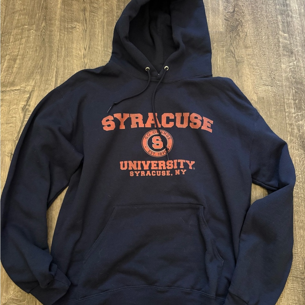 Syracuse University Navy Blue Hoodie Sweatshirt